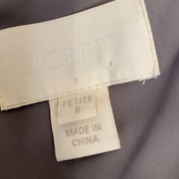 J Crew Halter Taupe Dress Size 8Petite - Picture 4 of 11